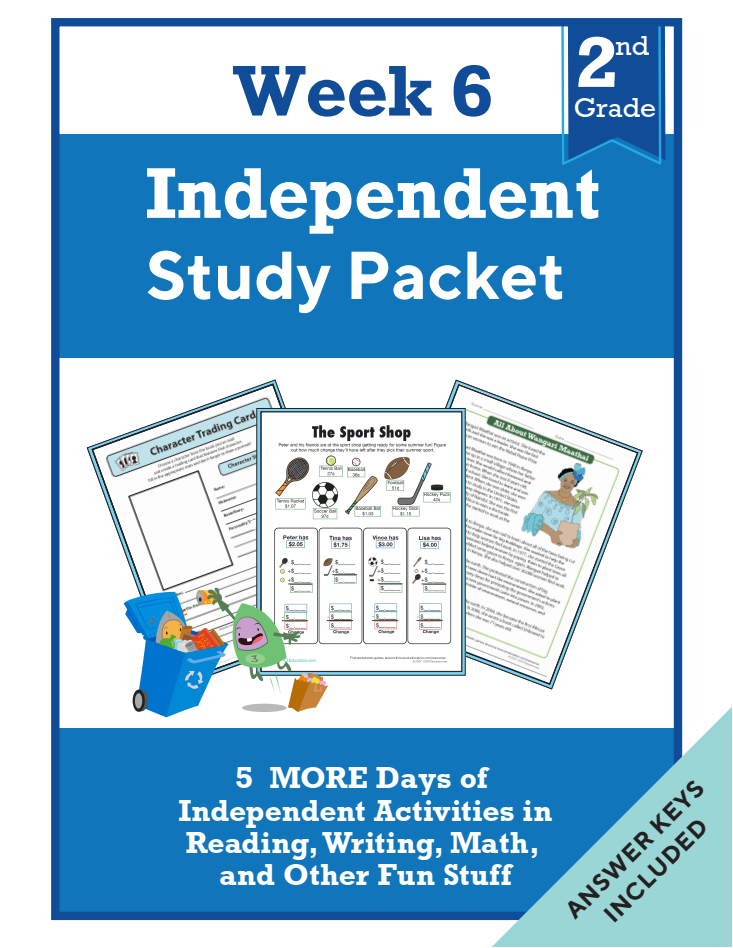 independent-study-packet-2nd-grade-week-6