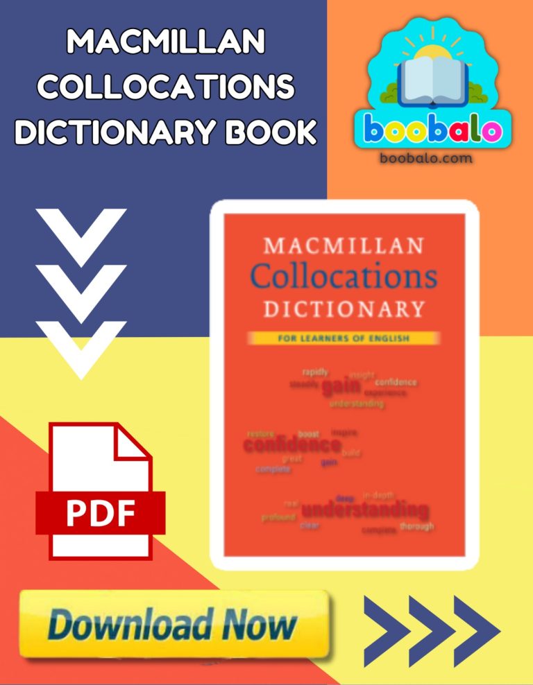 Macmillan Collocations Dictionary For Learners Of English Book