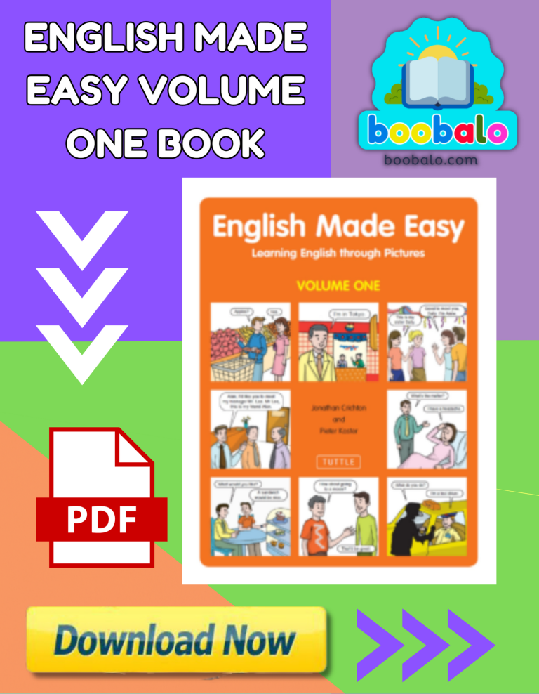 English Made Easy Book (Volume One)