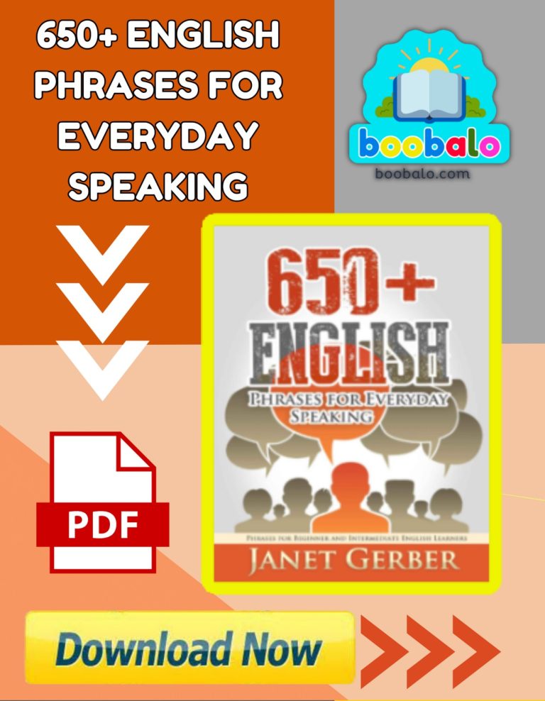 650 English Phrases for Everyday Speaking Book