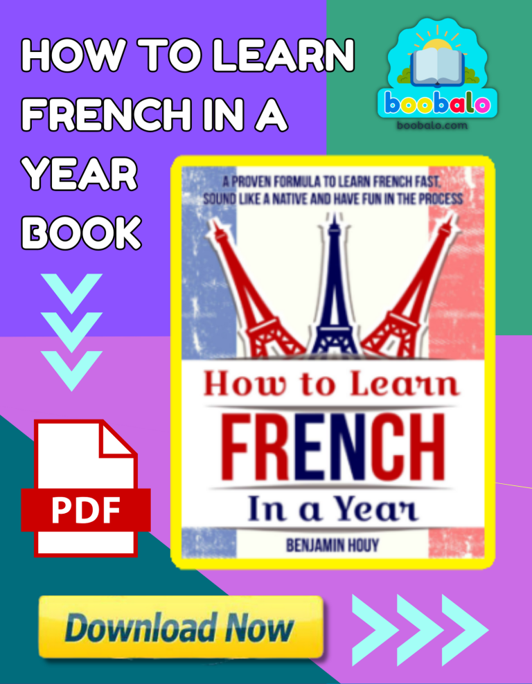 How To Learn French In A Year Book
