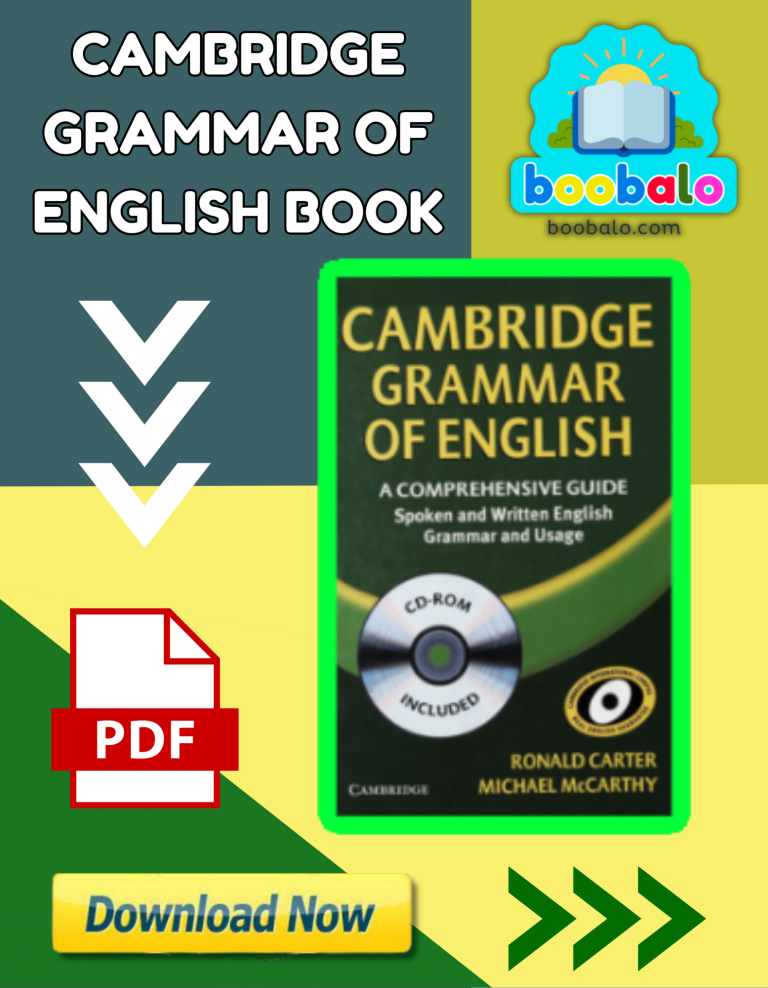 Cambridge Grammar of English Book