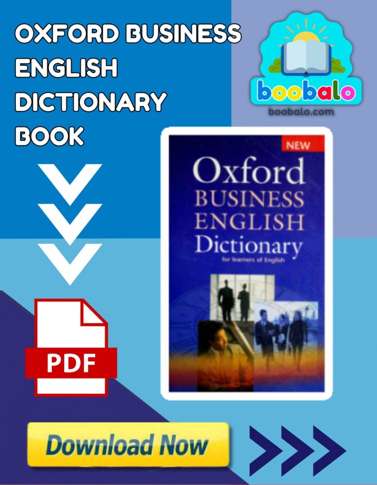 Oxford Business English Dictionary Book