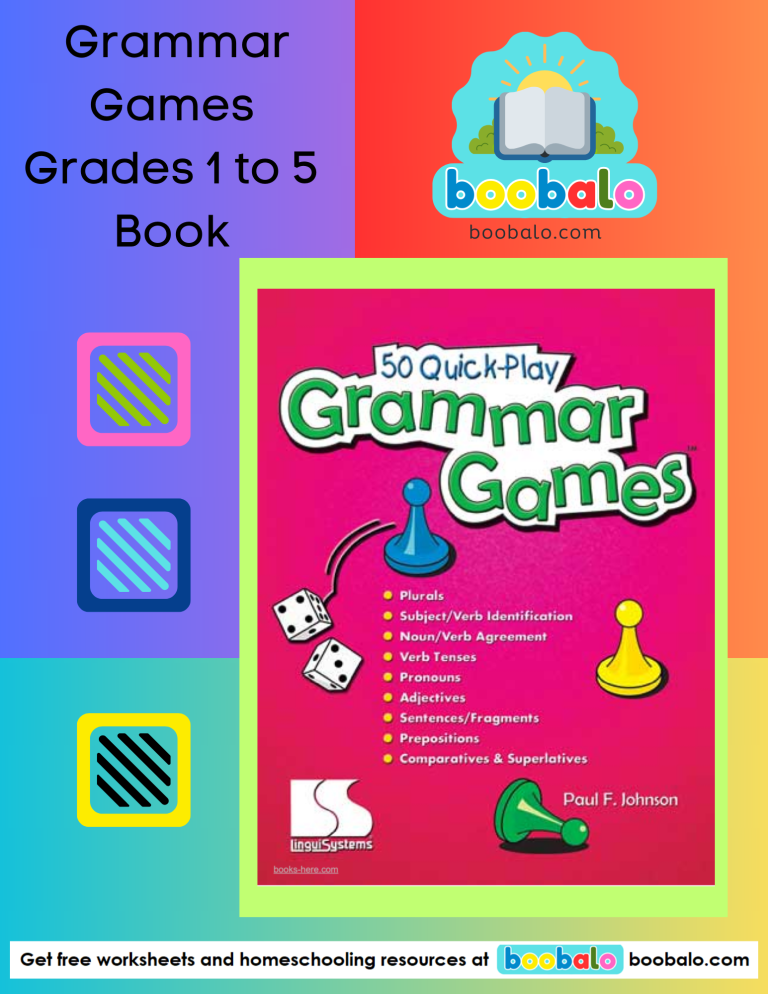 Play Grammar Games Grades 1 to 5 Book