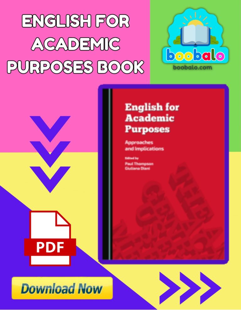 English for Academic Purposes Book