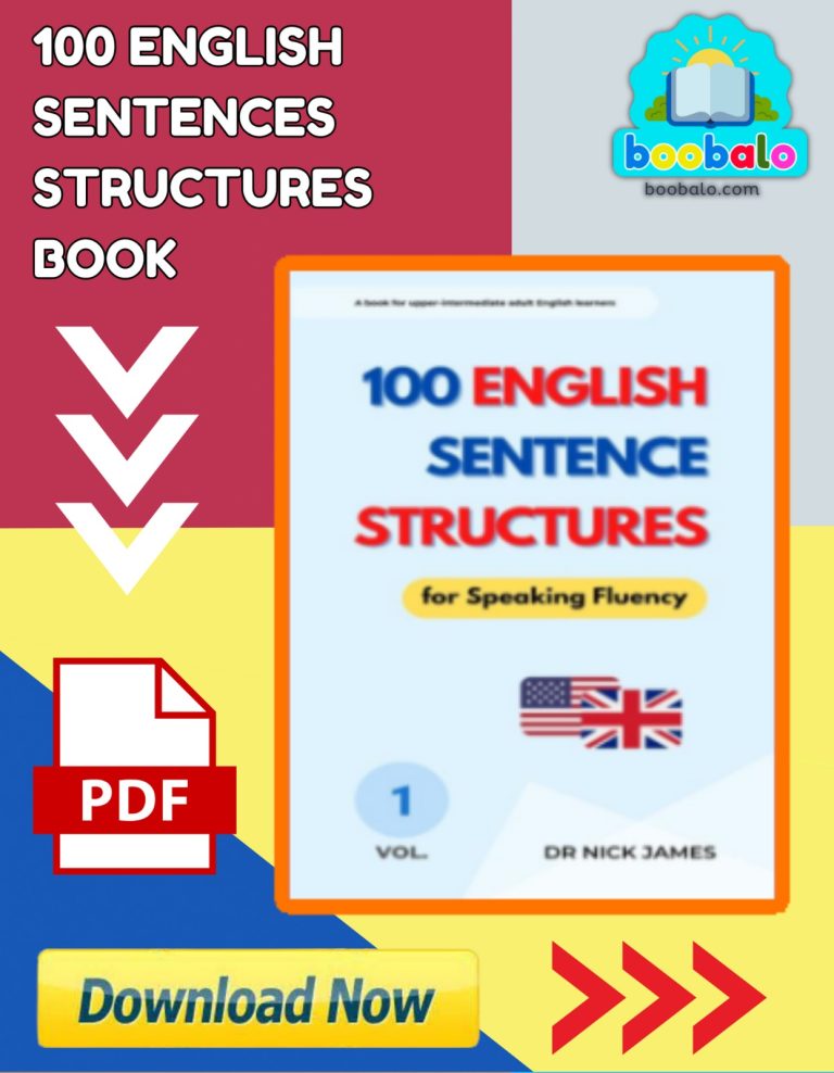 100 English Sentence Structures Book
