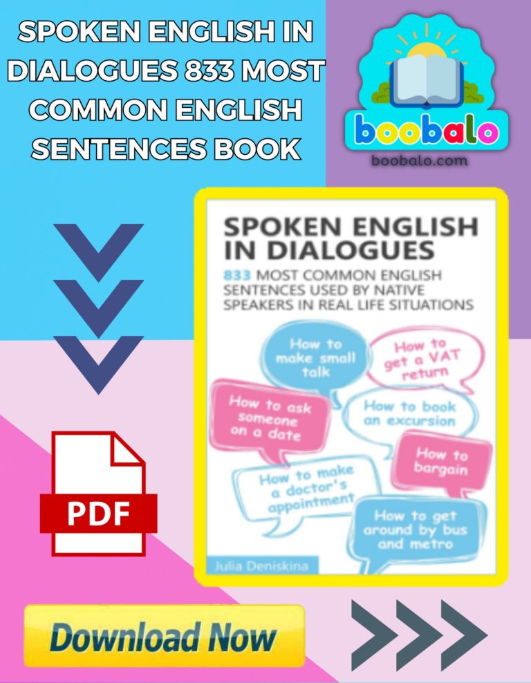 Spoken English In Dialogues Book