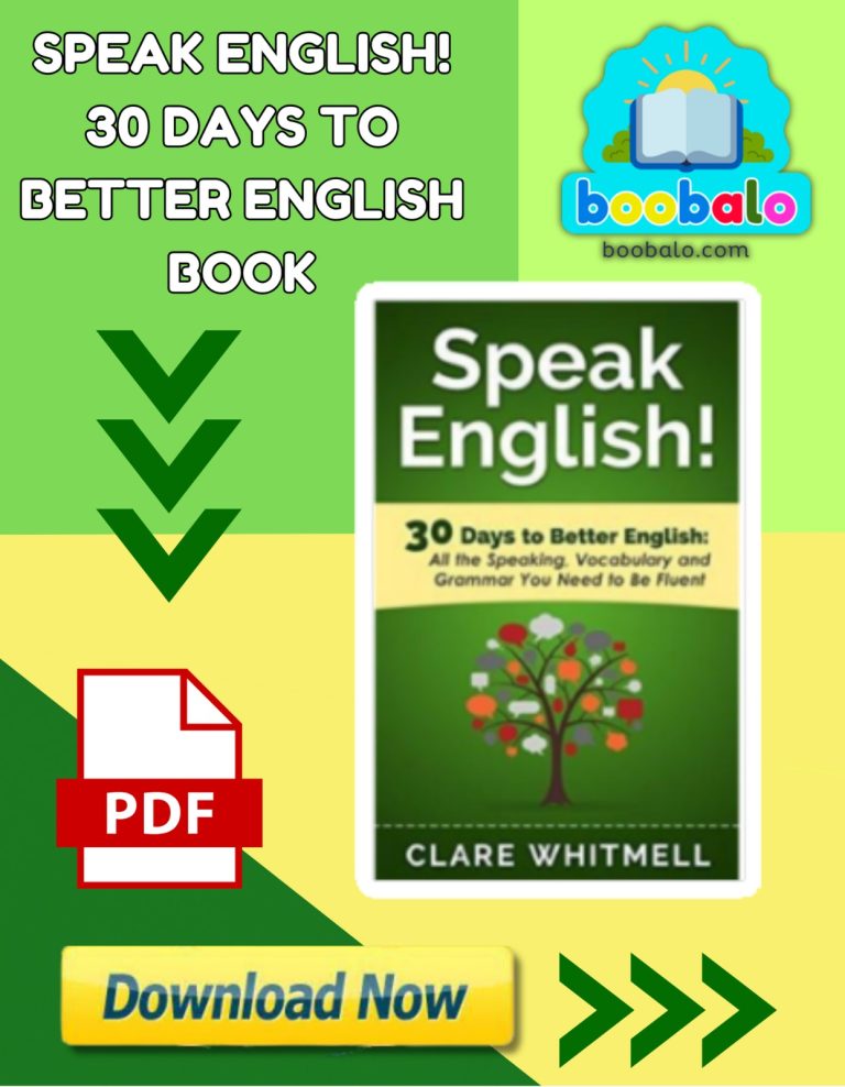 Speak English 30 Days to Better English Book