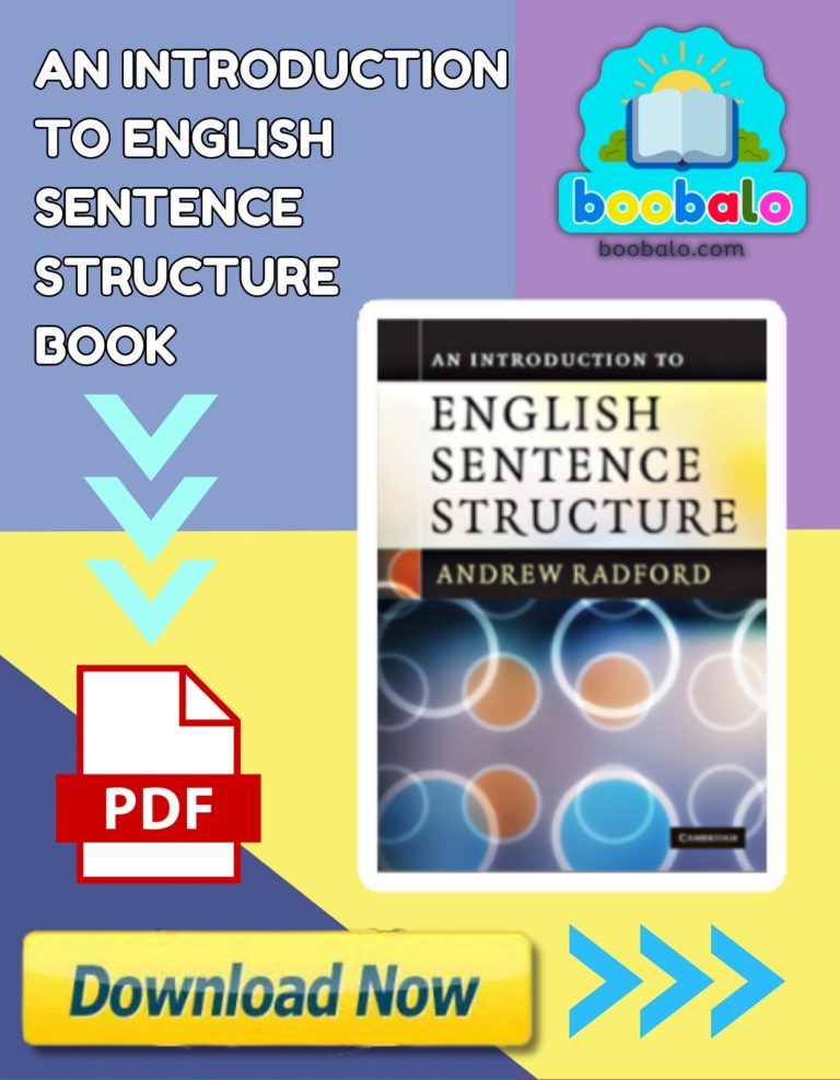 English Sentence Structure Book