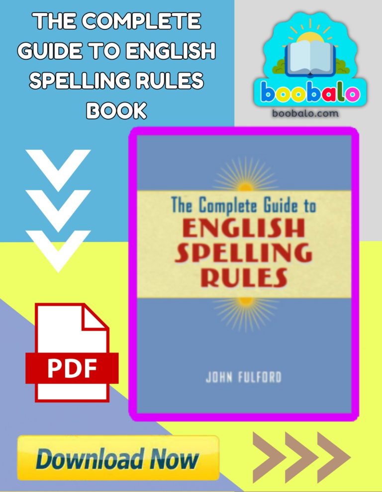The Complete Guide To English Spelling Rules Book