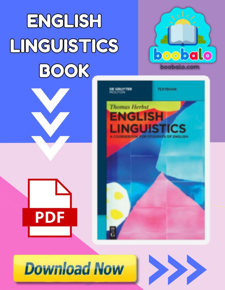 English Linguistics A Course book for Student’s Of English Book
