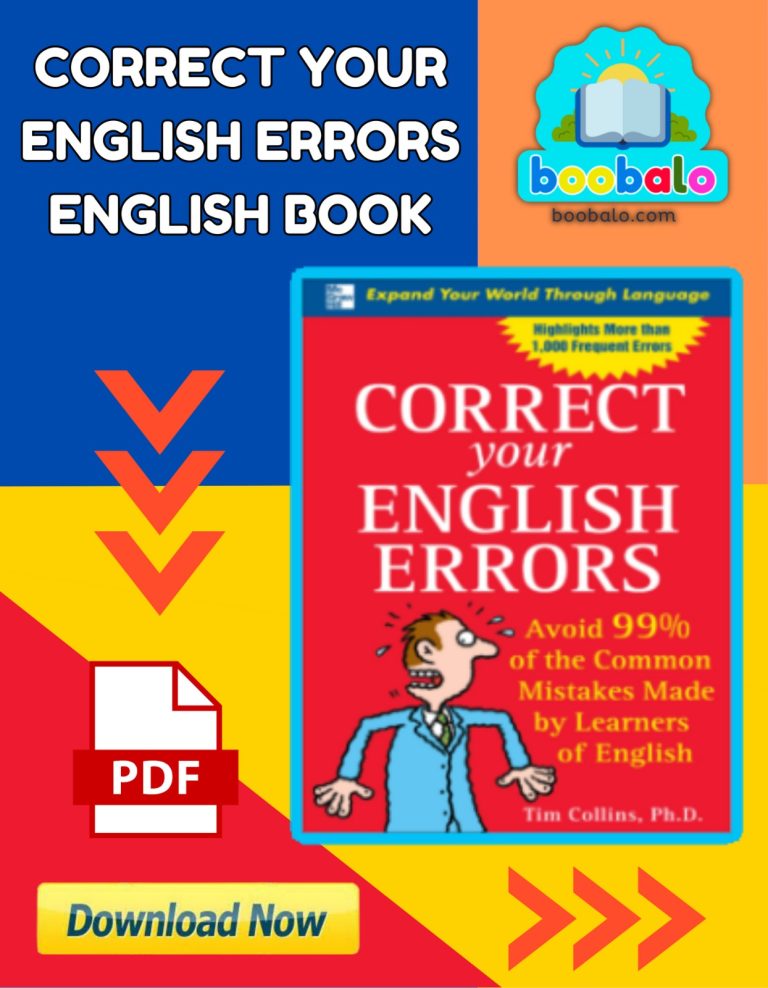 Correct Your English Errors Book
