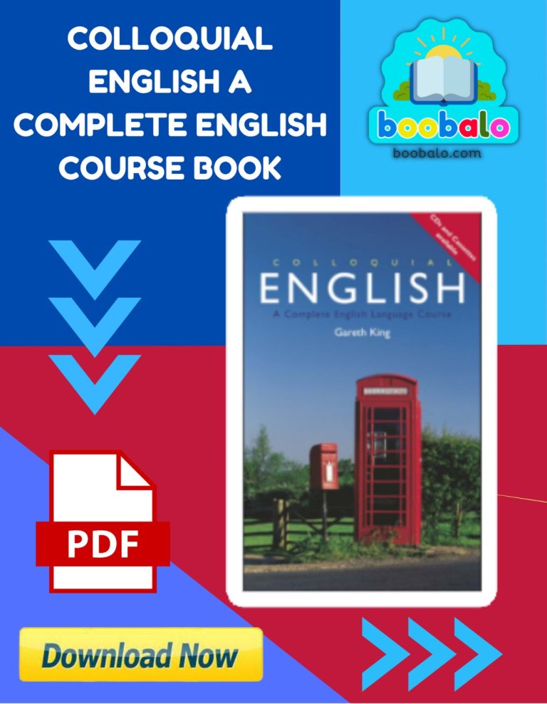Colloquial English A Complete English Language Course Book